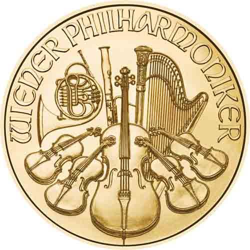 2023 25 Euro 1/4 oz Austrian Gold Philharmonic BU 