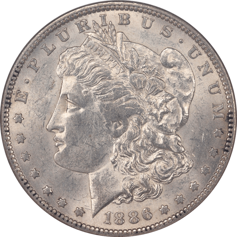 1886-O Morgan Silver Dollar $1 NGC MS 61 - Nice White Coin