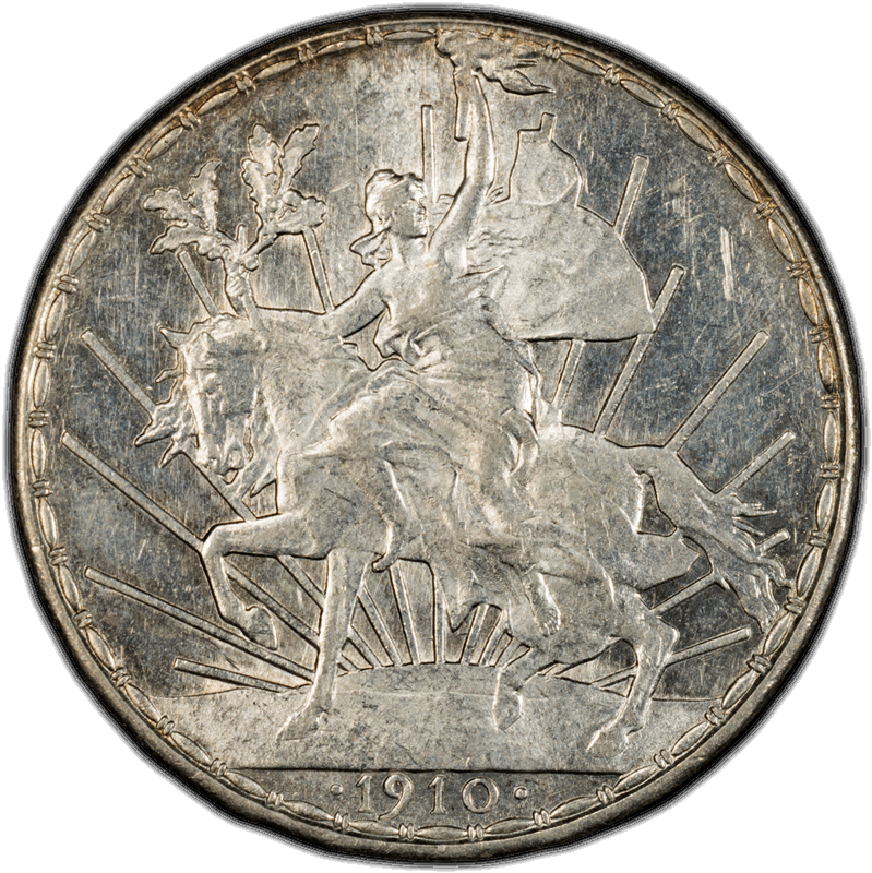 1910 Mexico Peso KM-453 PCGS MS 62