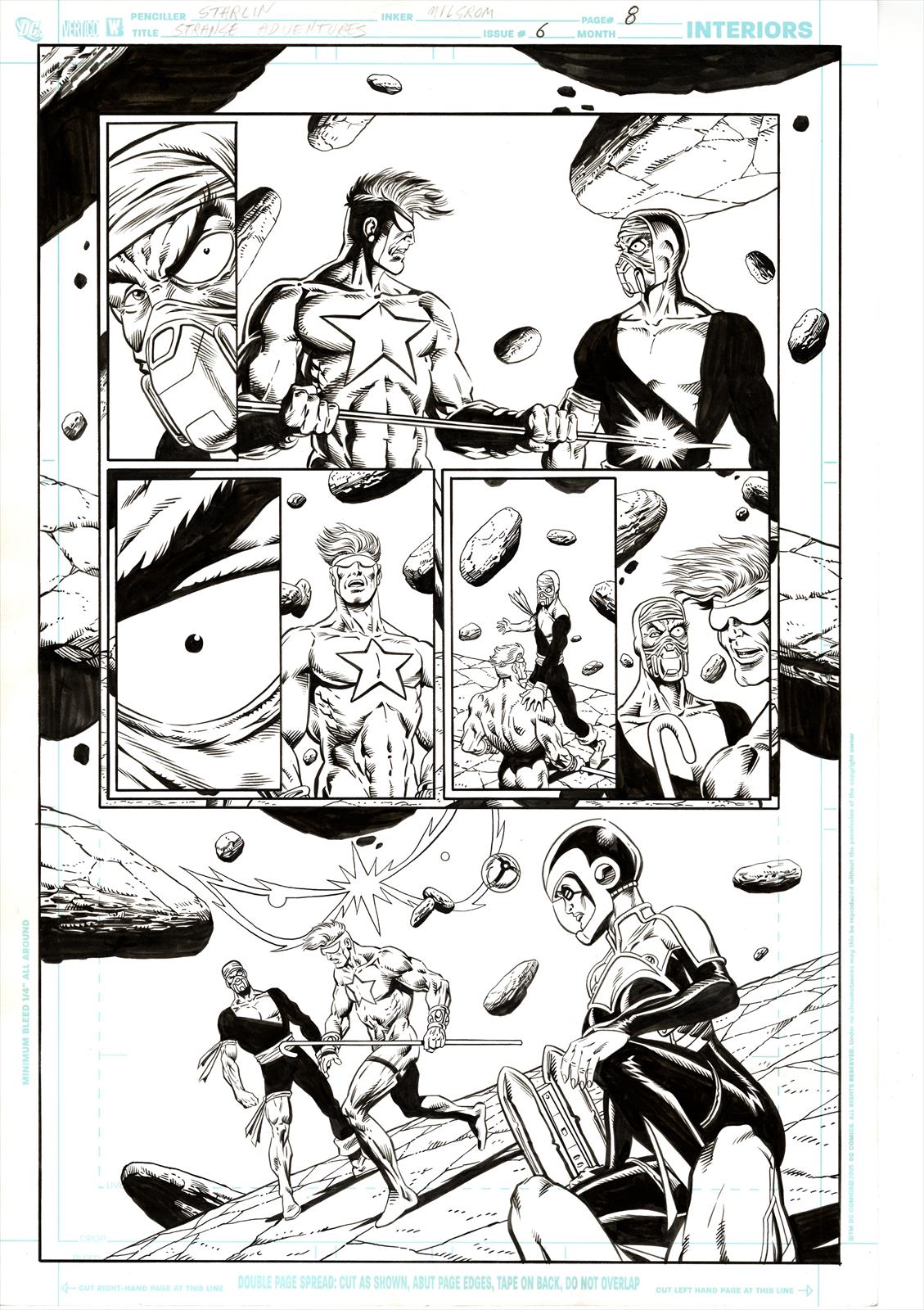 Strange Adventures #6 Page 8 Artist:  Jim Starlin (Penciller) ,  Al Milgrom (Inker) Media Type: Pen and Ink Art Type: Interior Page 