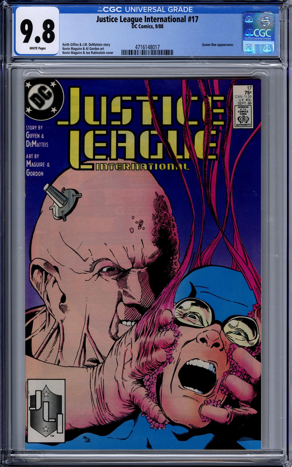 Justice League International #17 CGC 9.8 (D.C., 1988) 