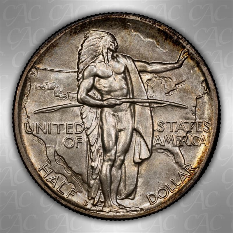1938-D Oregon 50c CACG MS 67