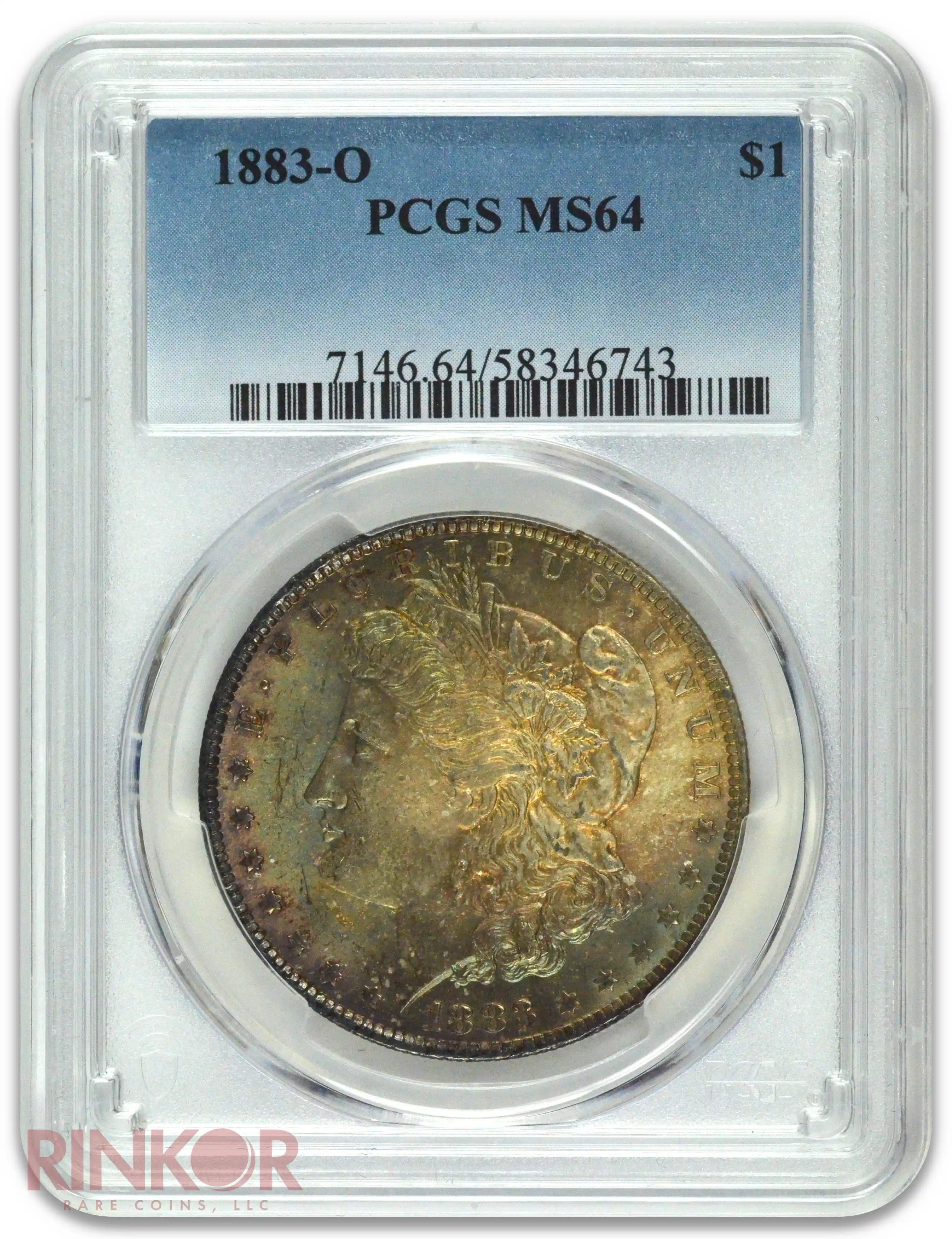 1883-O $1 Morgan Dollar PCGS MS 64