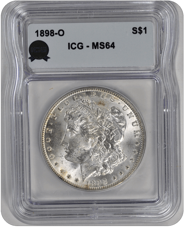 1898-O Morgan ICG  MS 64