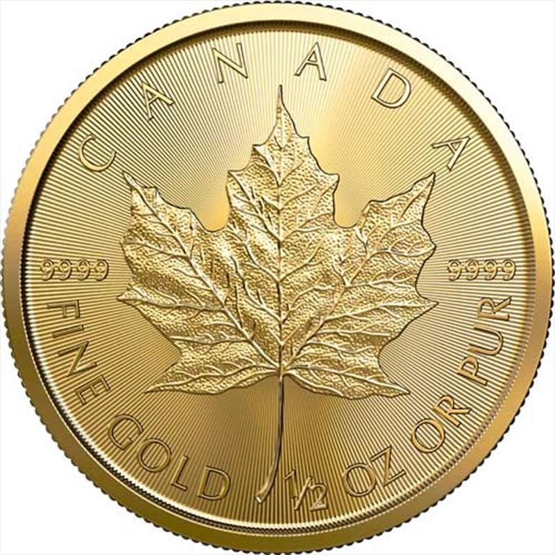 2023 $20 1/2 oz Canadian Gold Maple Leaf BU 