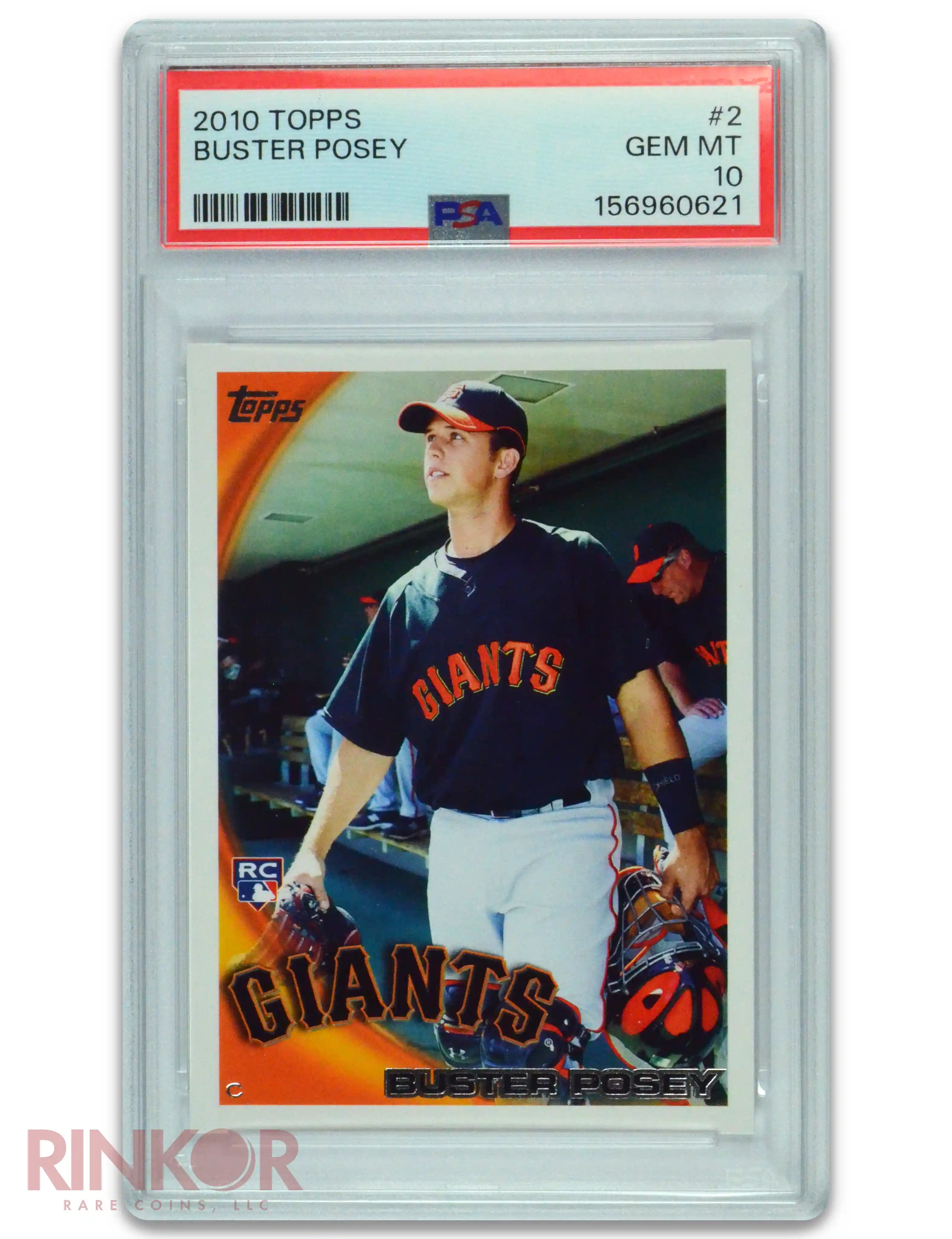2010 Topps Buster Posey #2 PSA GEM MT 10