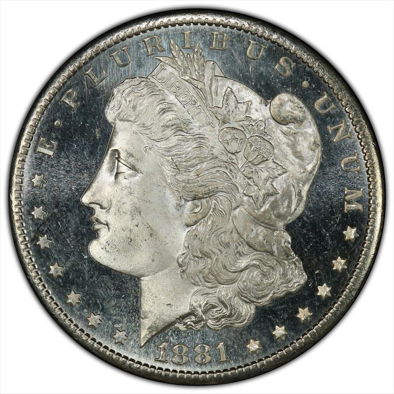 1881-S $1 PCGS MS 67 PL CAC