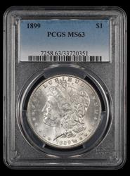 1899 $1 PCGS MS63 MS63