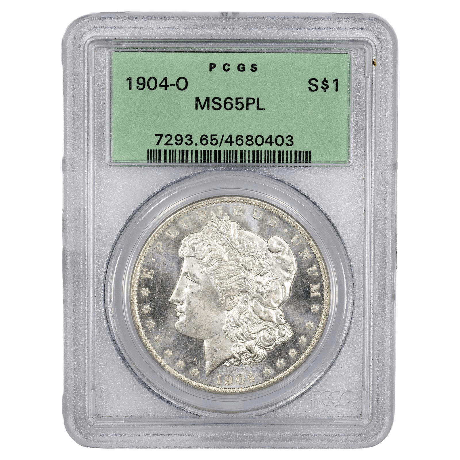 1904-O Morgan Silver Dollar $1 PCGS MS 65 PL