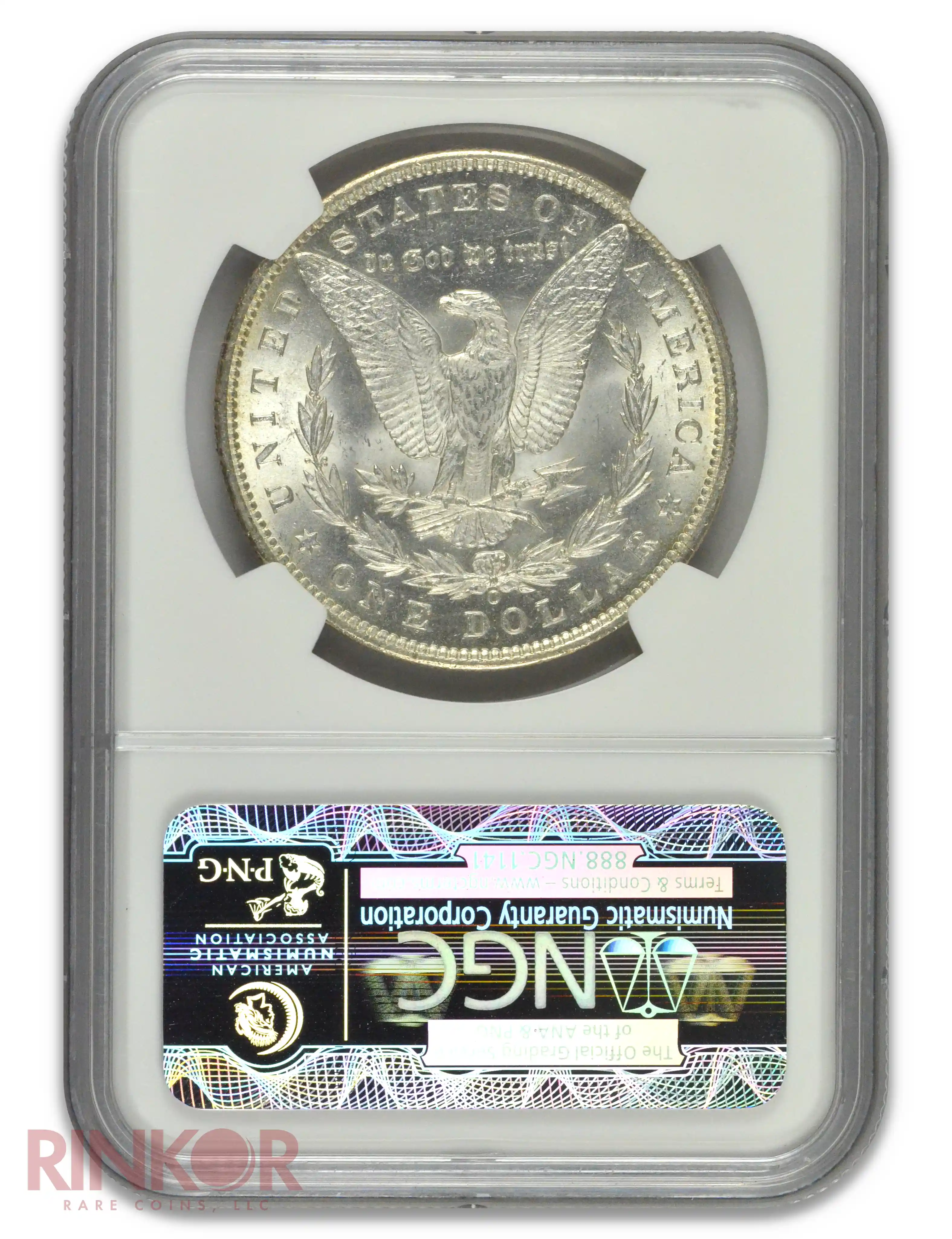 1889-O $1 NGC MS 63