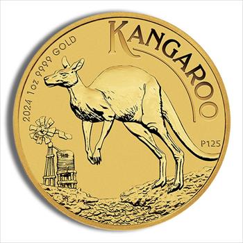 2024 1 oz Australian Kangaroo Gold Coin 