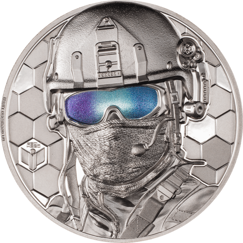 2022 Real Heroes Series -Special Forces 1oz Platinum Edition- CIT Specialized Coin 