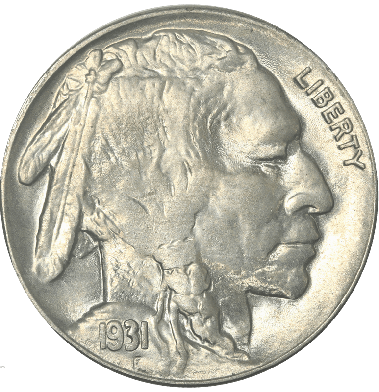1931-S Buffalo Nickel,  Gem Uncirculated - Nice White Coin