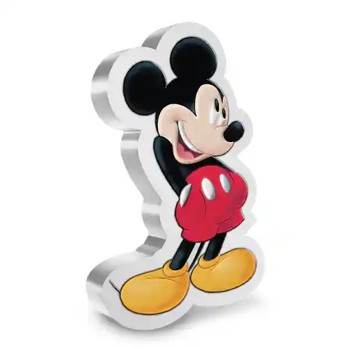 2021 Niue Disney Mickey Mouse Shaped 1oz Silver Coin