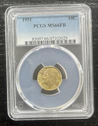 1951 Roosevelt PCGS FB 66