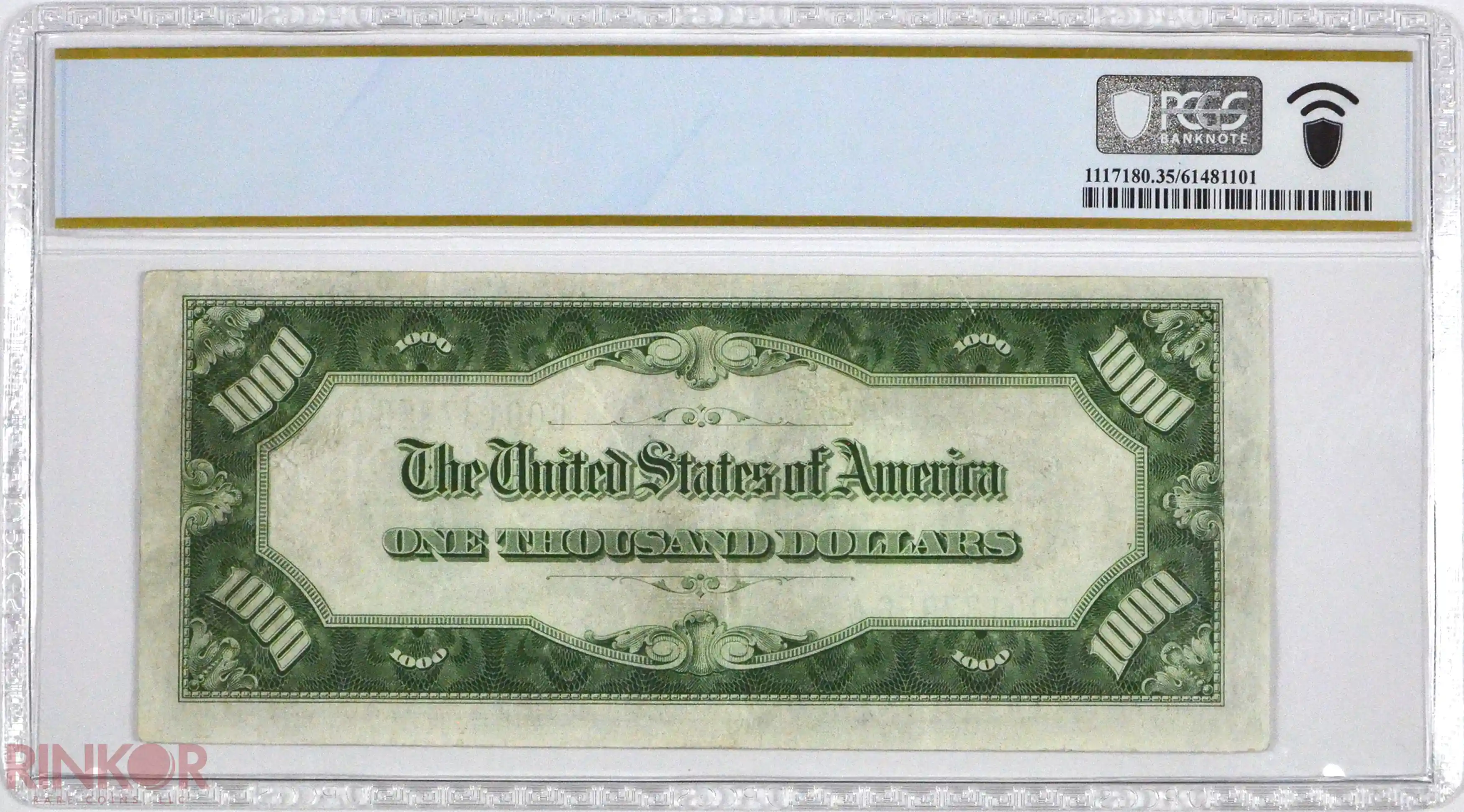 1934A $1000 Fr. 2212-G Federal Reserve Note PCGS VF-35