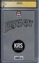 Black Cat #1 Marvel Comics 10/25 Signed by Warren Louw CGC Signature Series (KRS Comics Virgin Edition A) 9.8