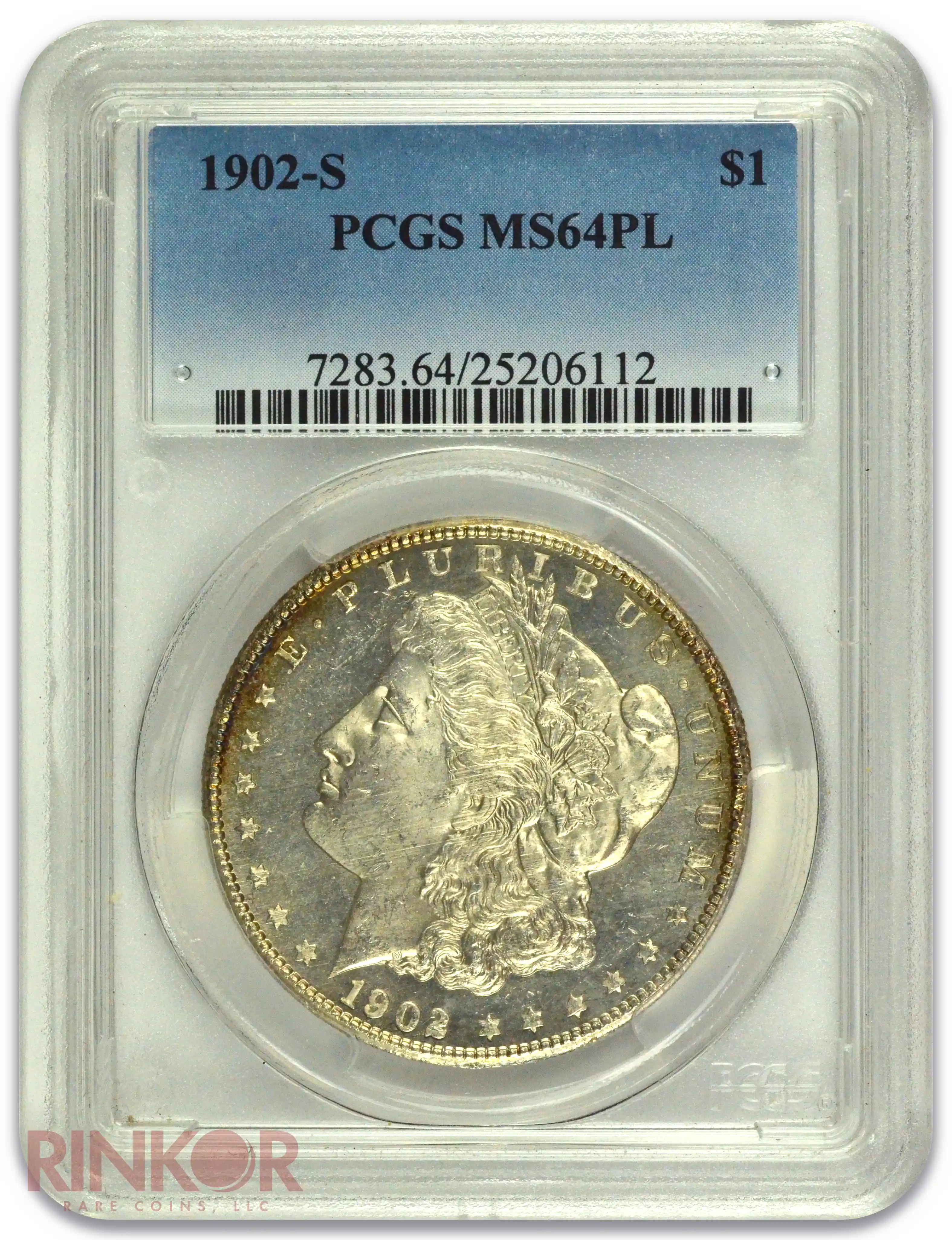 1902-S $1 Morgan Dollar PCGS MS 64 PL