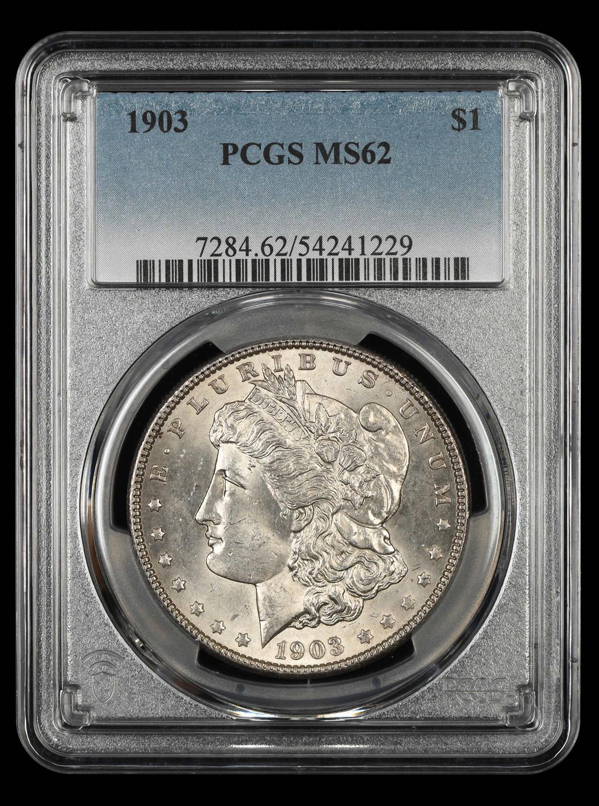 1903 $1 PCGS MS 62