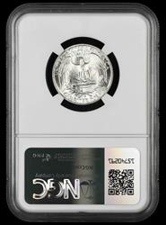 1964 D Washington Quarter NGC MS65 Type C Reverse FS-901 Bill Fivaz Signature Label MS65