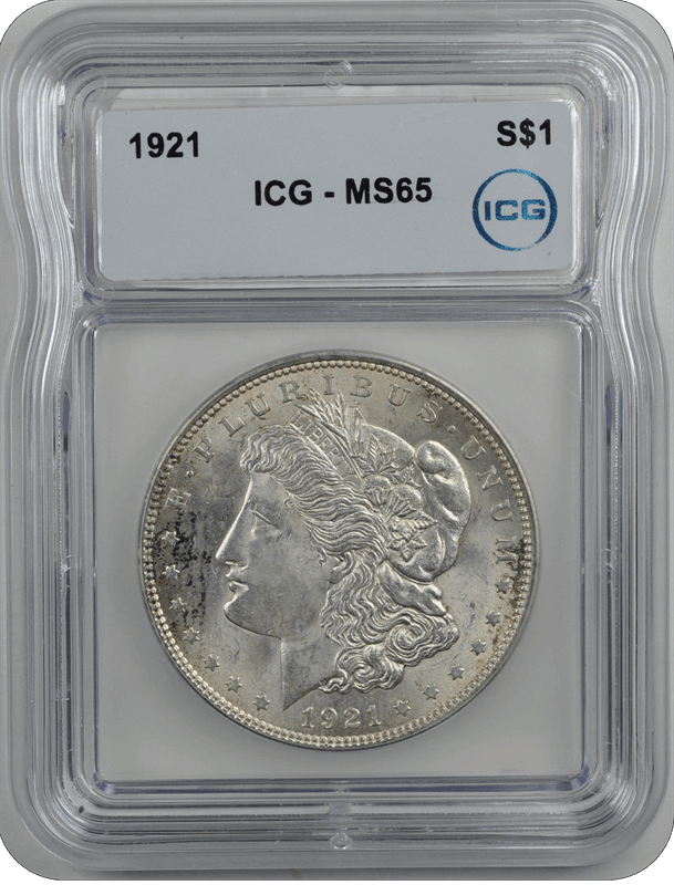 1921 Morgan ICG MS 65