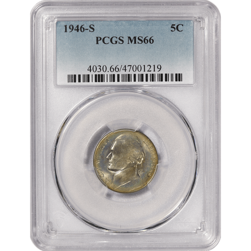 1946-S Jefferson Nickel 5c PCGS - U.S. Coins and Jewelry