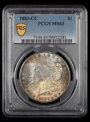 1883-CC $1 PCGS MS 63