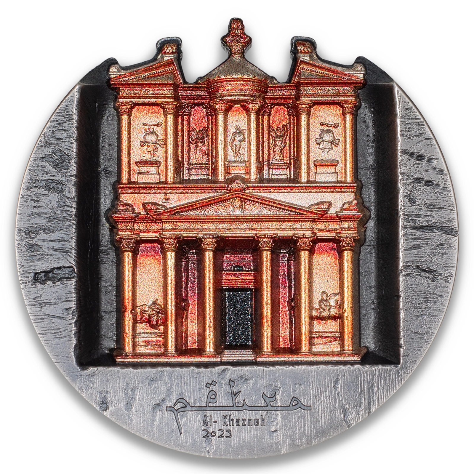 2025 Cook Islands Rose City - Petra 5oz Silver Coin Ultra High Relief