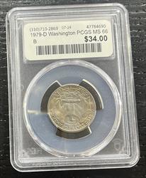 1979-D Washington PCGS MS 66