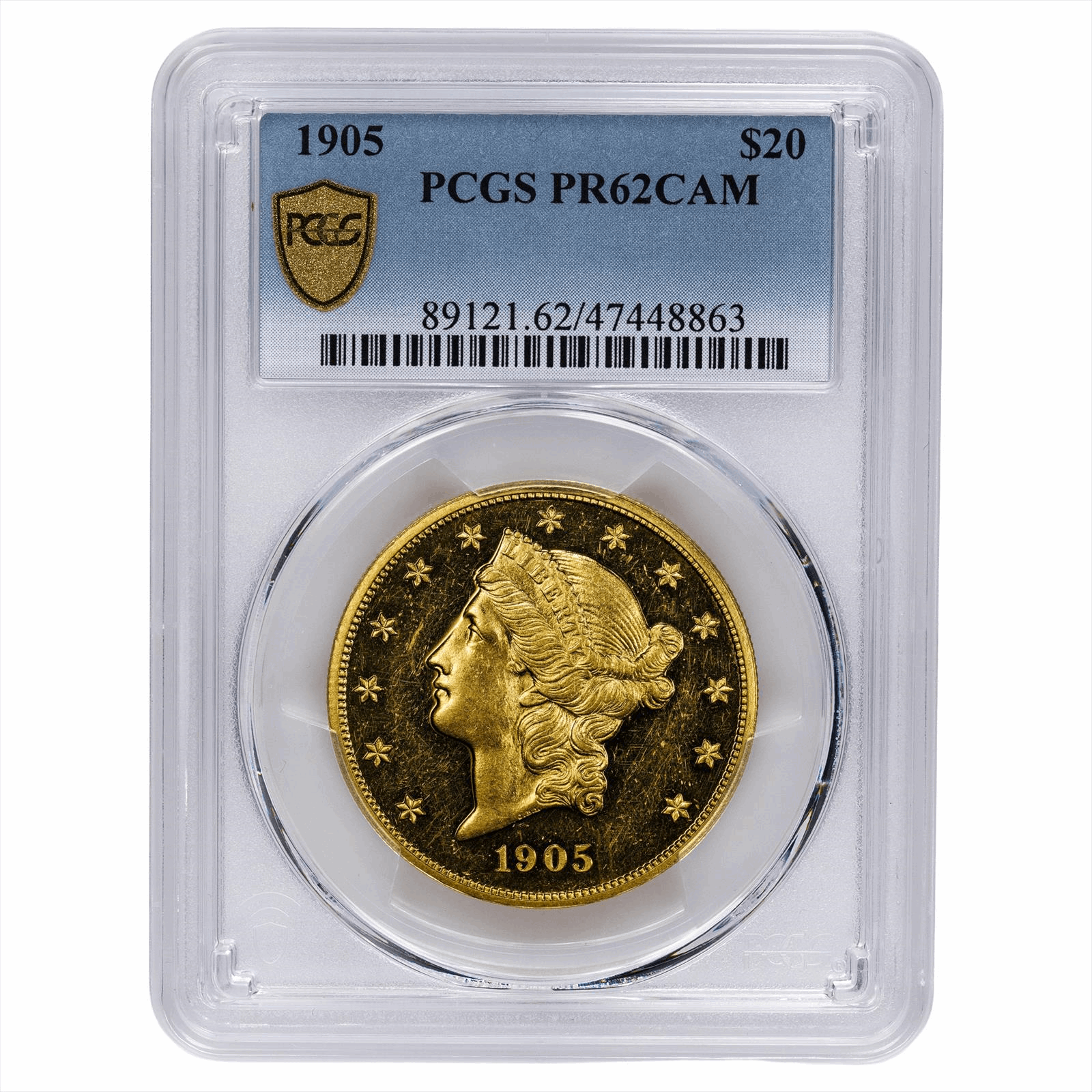 1905 Liberty Head Double Eagle Gold $20 PCGS PR 62 CAM