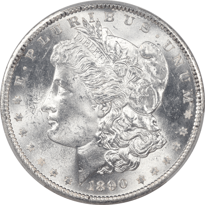 1890-S Morgan Silver Dollar $1 PCGS MS64 Frosty White Choice BU