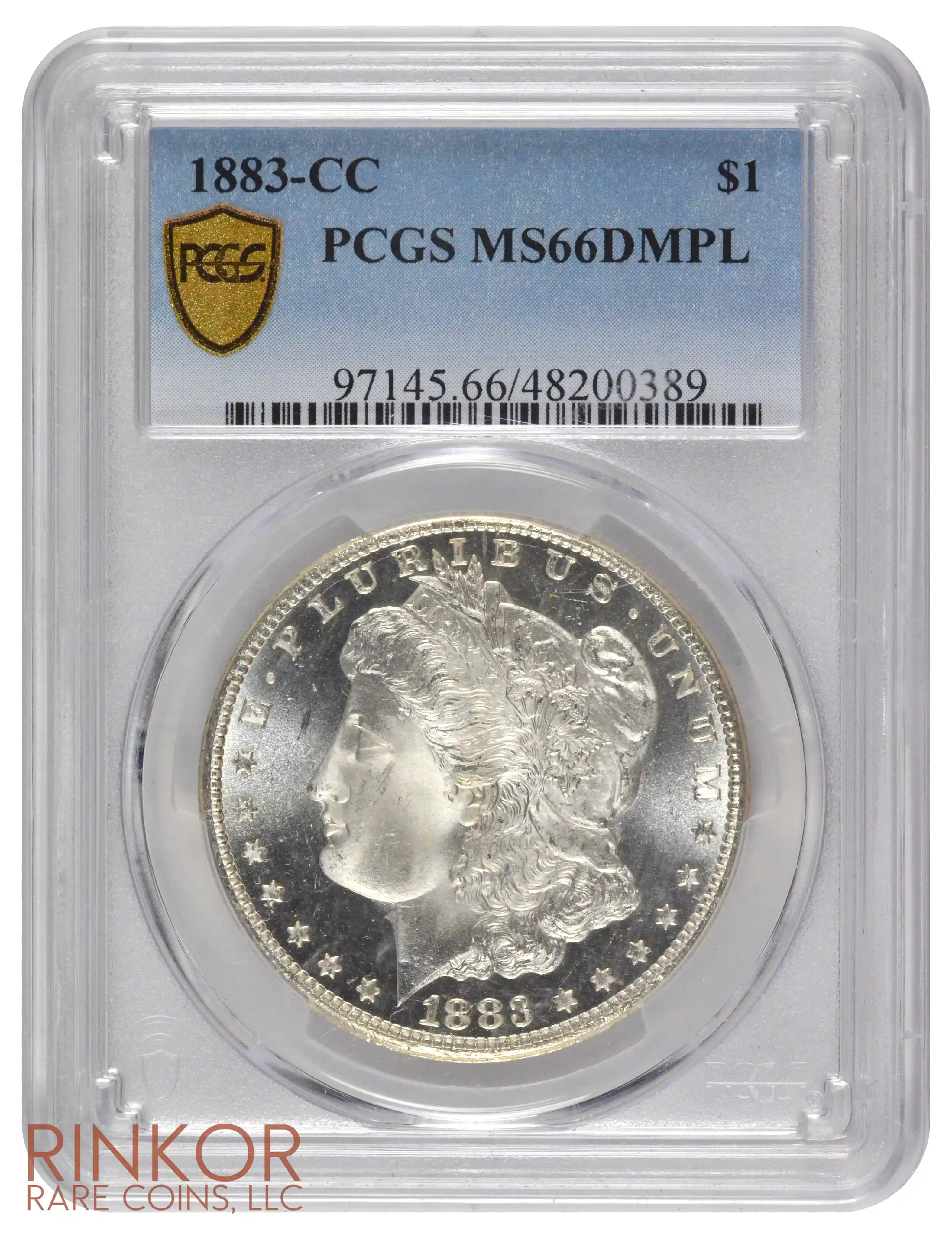 1883-CC $1 PCGS MS 66 DMPL 