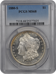 1880-S Morgan PCGS MS 68