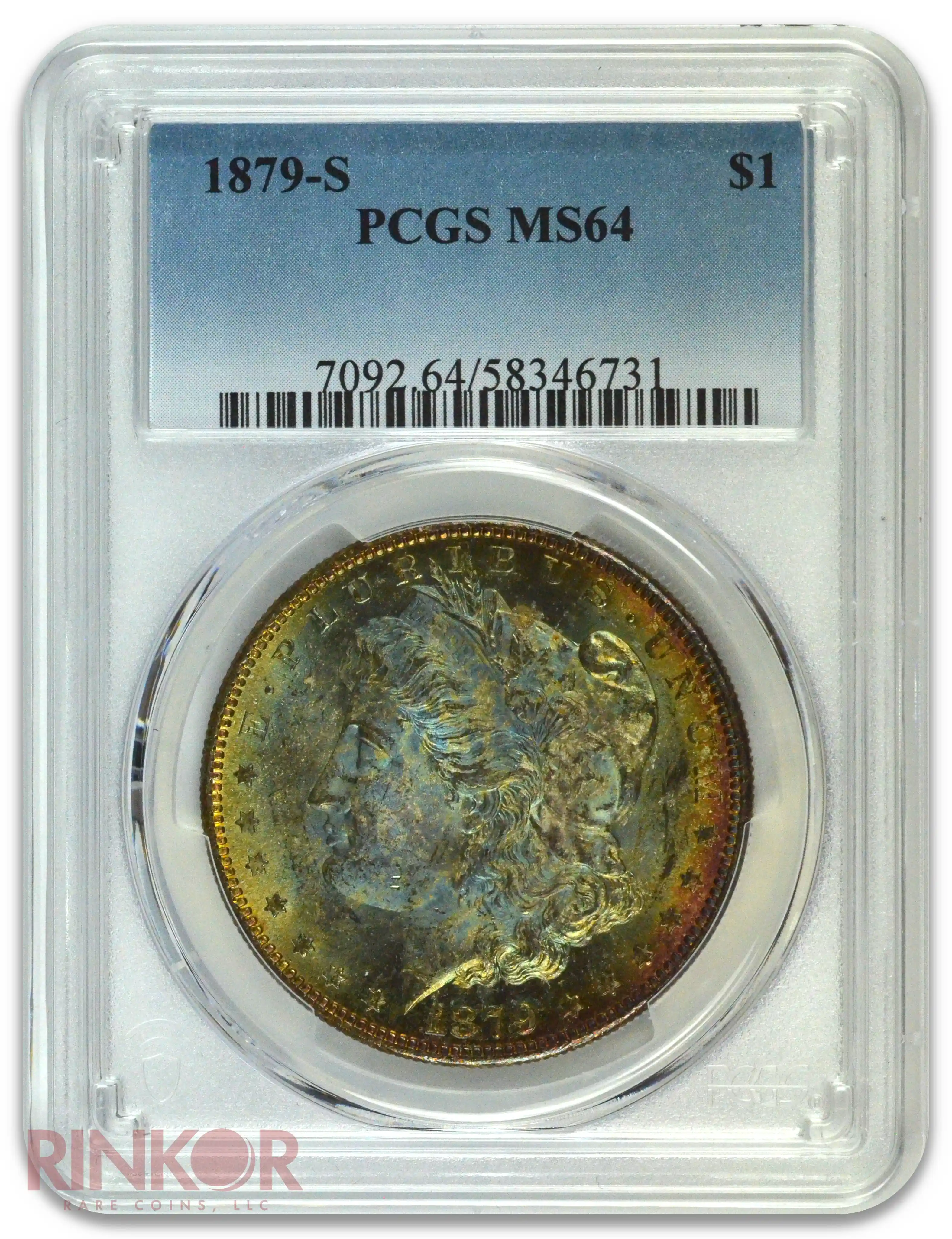 1879-S $1 Morgan Dollar PCGS MS 64
