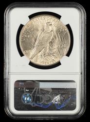 1935 $1 NGC  MS60