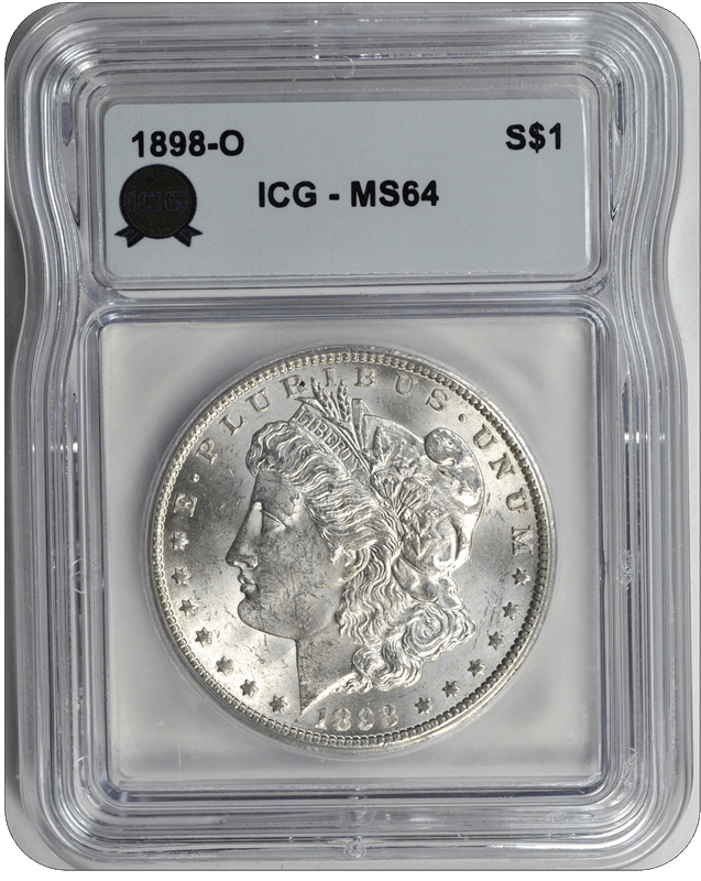 1898-O Morgan ICG MS 64