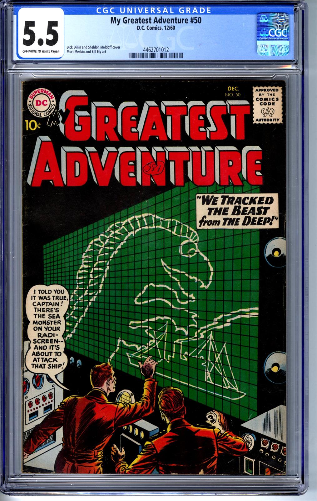 My Greatest Adventure #50 CGC 5.5 5.5