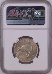 W New Zealand 1934 1 Florin NGC MS 63, 5716751026 