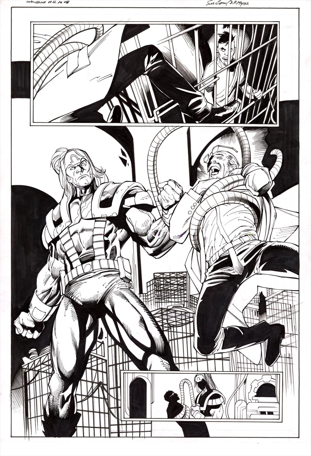 Wolverine #12, Page 8 Artist:  Scot Eaton (Penciller) ,  J.P.  Mayer (Inker) Media Type: Pen and Ink Art Type: Interior Page 