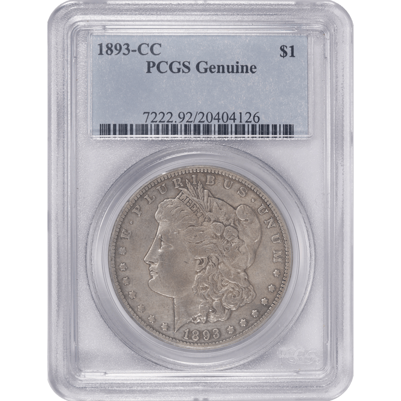 1893-CC Morgan Silver Dollar PCGS Very Fine Details