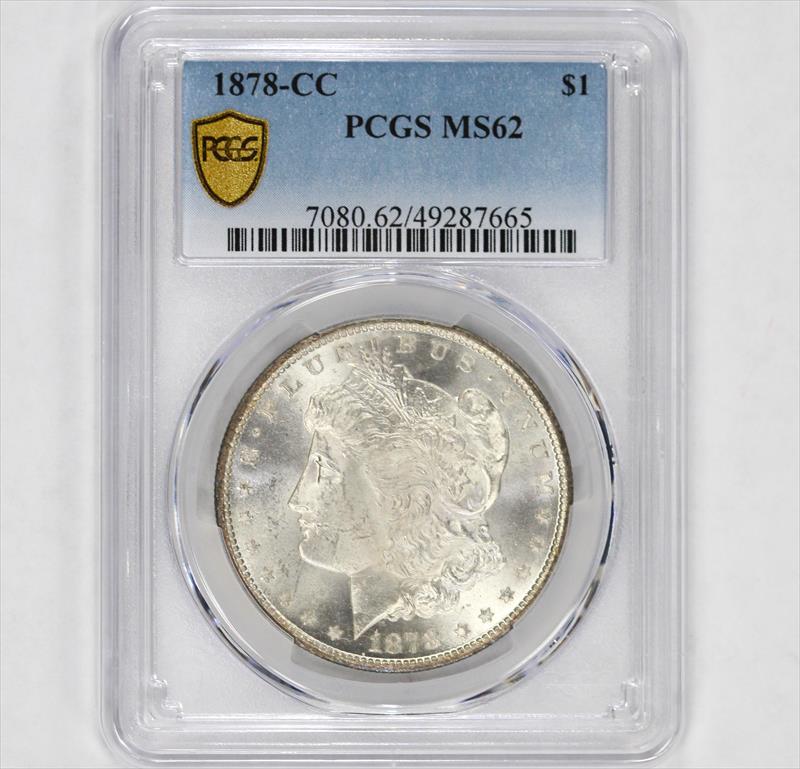1878-CC $1 Morgan Silver Dollar - PCGS - U.S. Coins and Jewelry