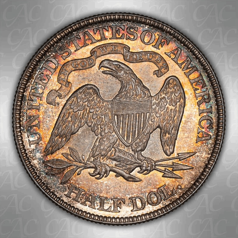1880 50c CACG MS 66