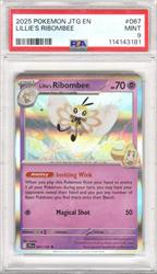 2025 Pokemon JTG En Lillies Ribombee #067 PSA Mint 9 