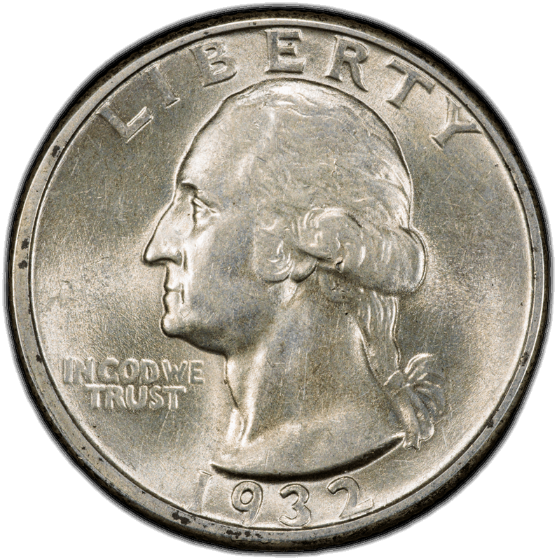 1932-D 25c PCGS AU58 CAC 