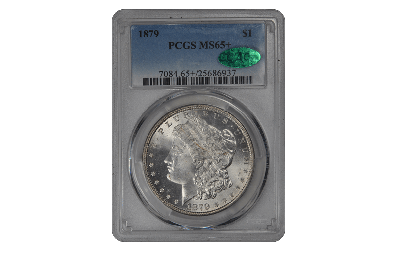 1879 Morgan PCGS (CAC) MS 65+ 