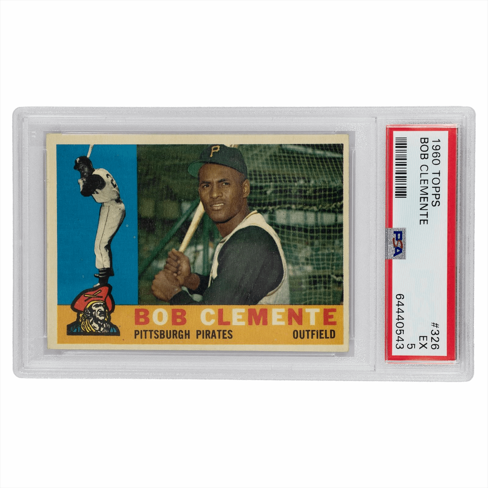1960 Topps Bob Clemente #326 PSA EX 5