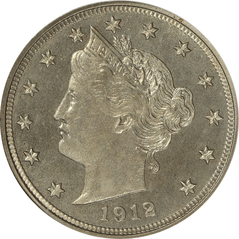 1912 Liberty V Nickel 5c, NGC PF 64 - Very Nice Original Coin