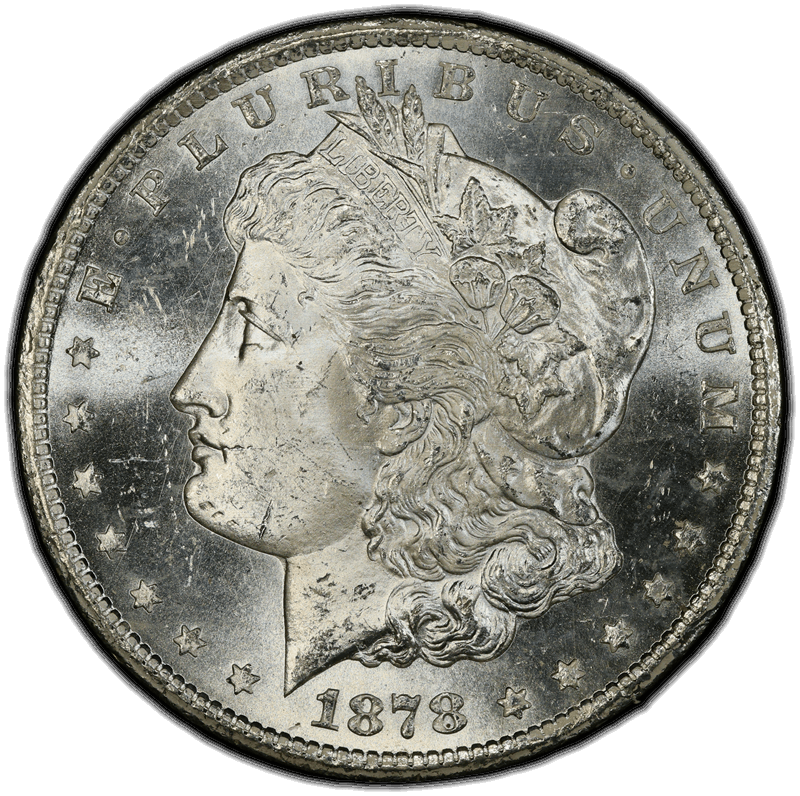 1878-CC $1 PCGS MS 64 CAC