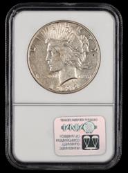 1922 S $1 Mint Error Reverse Struck Thru NGC XF40