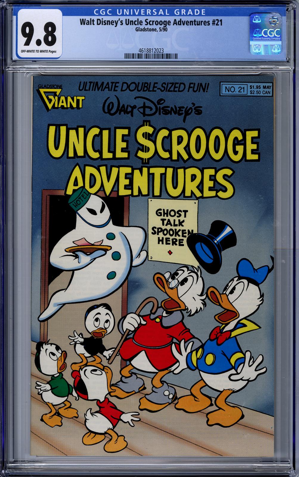 Walt Disneys Uncle Scrooge Adventures #21 CGC 9.8 (Gladstone, 1990) 
